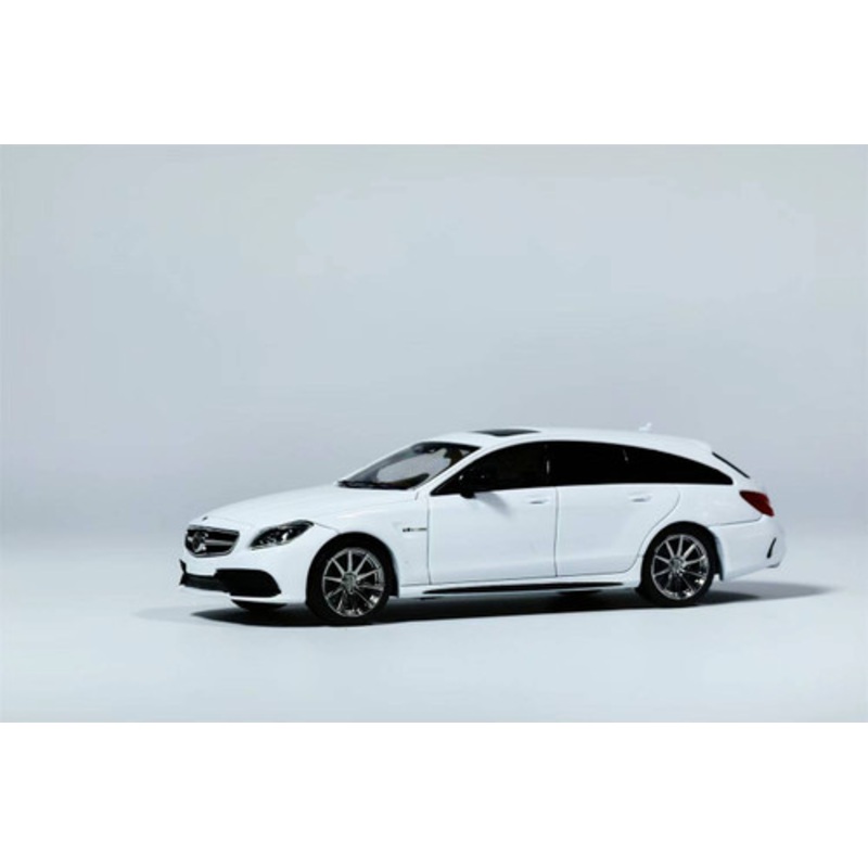 1/64 King Model Mercedes-Benz CLS63 AMG Shooting Brake (White) Diecast Car Model