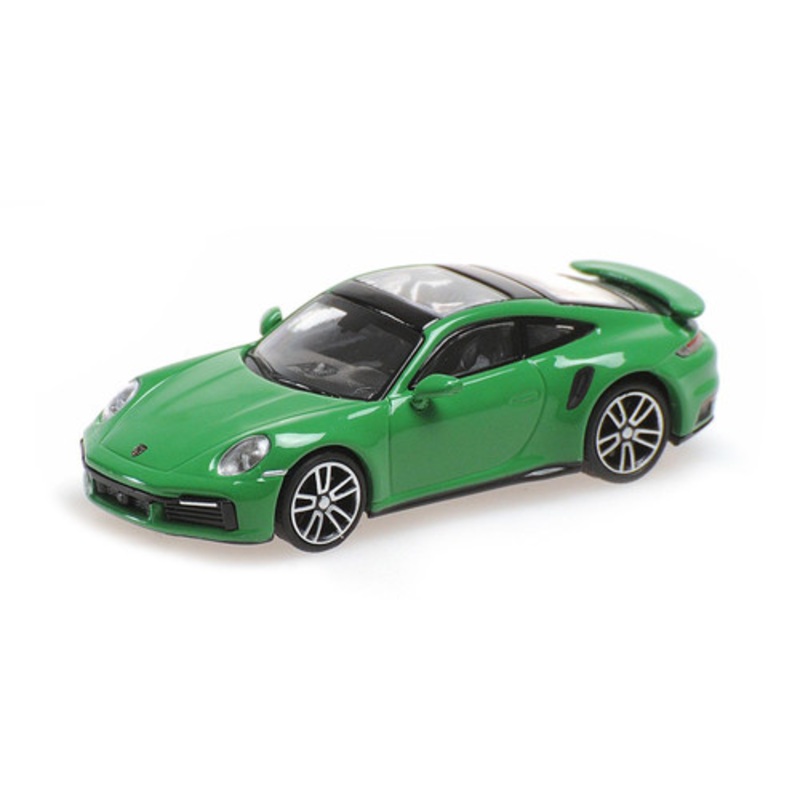 1/87 Minichamps 2020 Porsche 911 (992) Turbo S (Green) Car Model