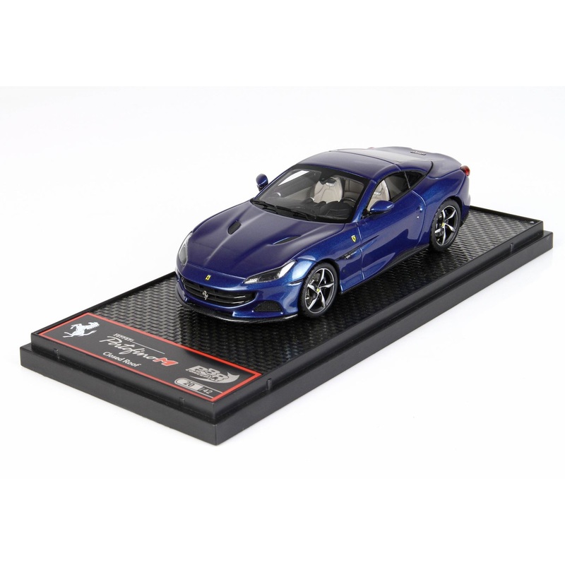 Ferrari - Portofino M Spider - 1:43 (2021) - Closed Roof - Blu Abu Dhabi - BBR