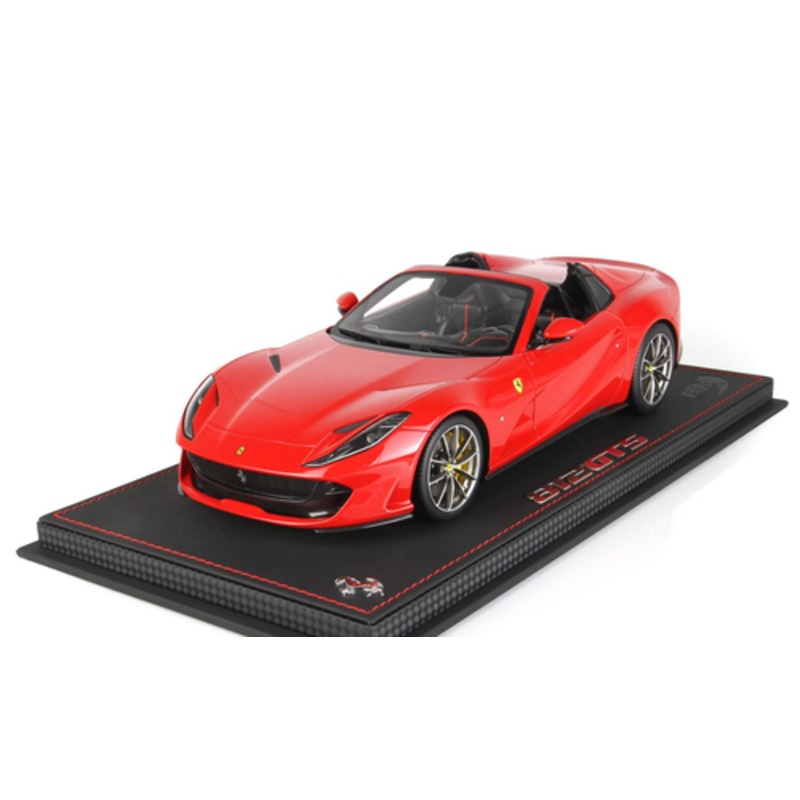 1/18 BBR 2019 Ferrari 812 GTS (Racing Red 322) with Yellow Calipers Resin Car Model Limited 48 Pieces