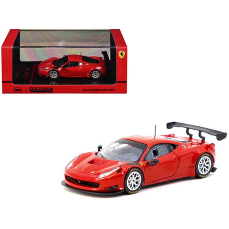 1/64 Tarmac Works Ferrari 458 Italia GT3 (Red) Diecast Car Model