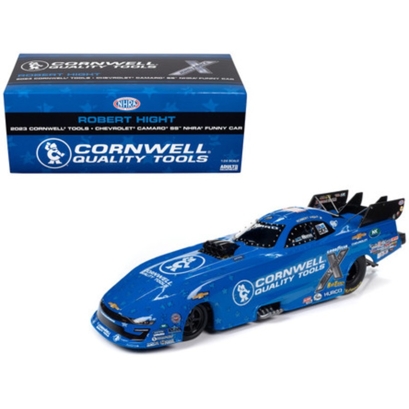 Chevrolet Camaro SS NHRA Funny Car Robert Hight "Cornwell Tools" (2023) "John Force Racing" Limited Edition to 1392 pieces Worldwide 1/24 Diecast Model Car by Auto World