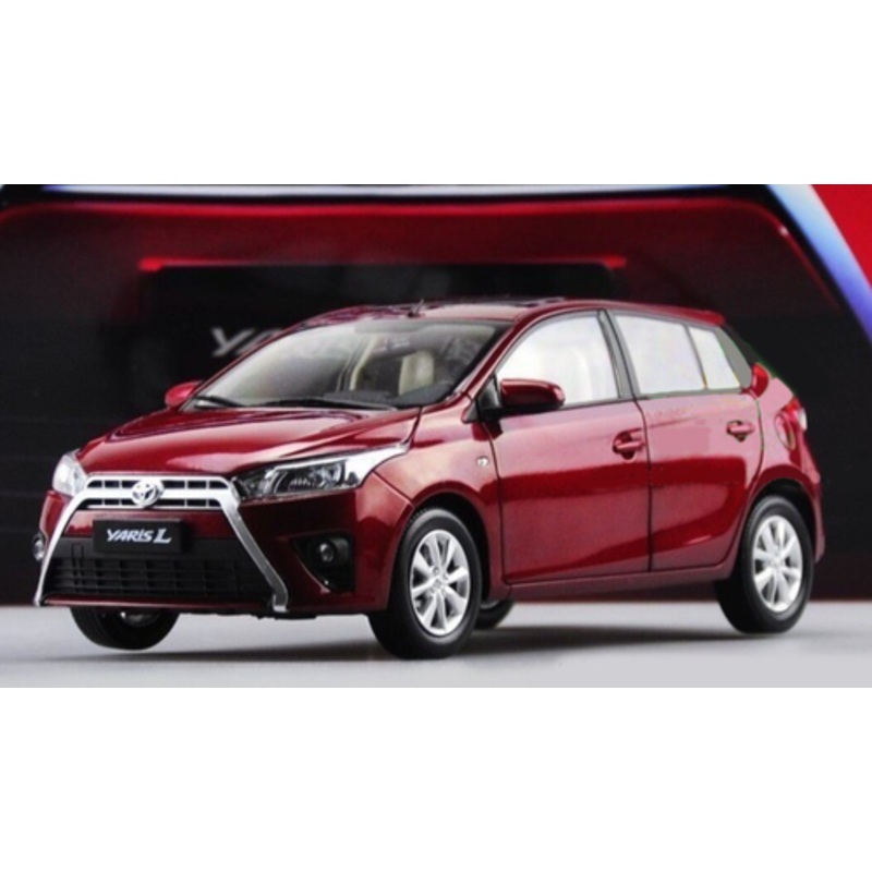 1/18 Dealer Edition Toyota Yaris L / Vios (Red) Diecast Car Model