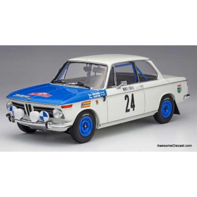 1969 BMW 2002 Ti #24 (Monte Carlo Rally) 1:18 Diecast Model Car by Solido