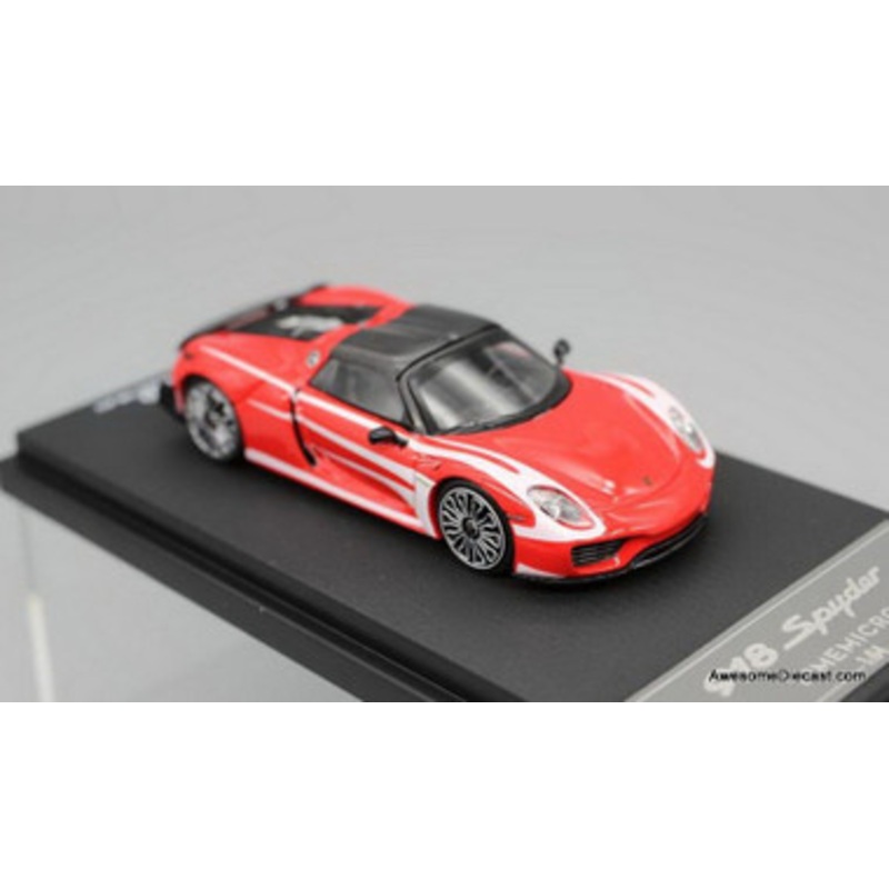 Time Micro 1:64 Porsche 918 Spyder, Red