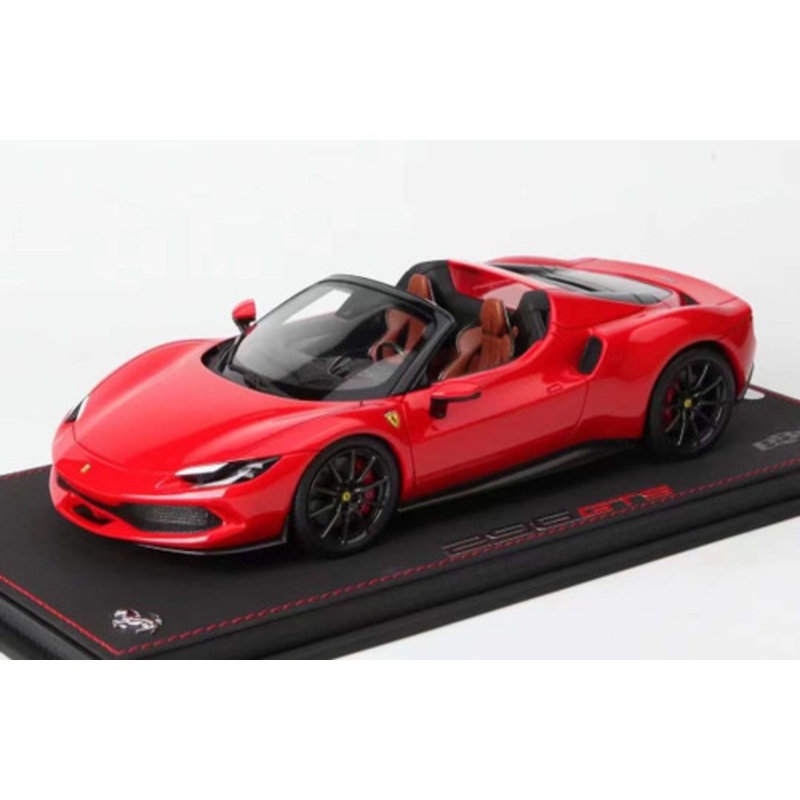 1/18 BBR Ferrari 296 GTS (Rosso Corsa 322 Red) Resin Car Model Limited 200 Pieces