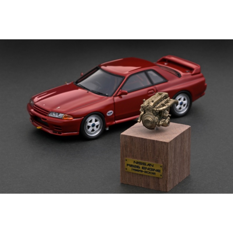 1/43 Ignition Model NISSAN SKYLINE GT-R (BNR32 GROUP-A RACING) With RB26 Engine (Limited 100 Pieces)