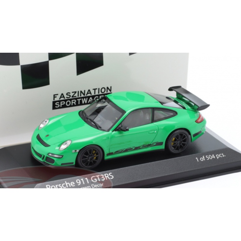 1/43 Minichamps 2006 Porsche 911 (997.1) GT3 RS (Green) Car Model