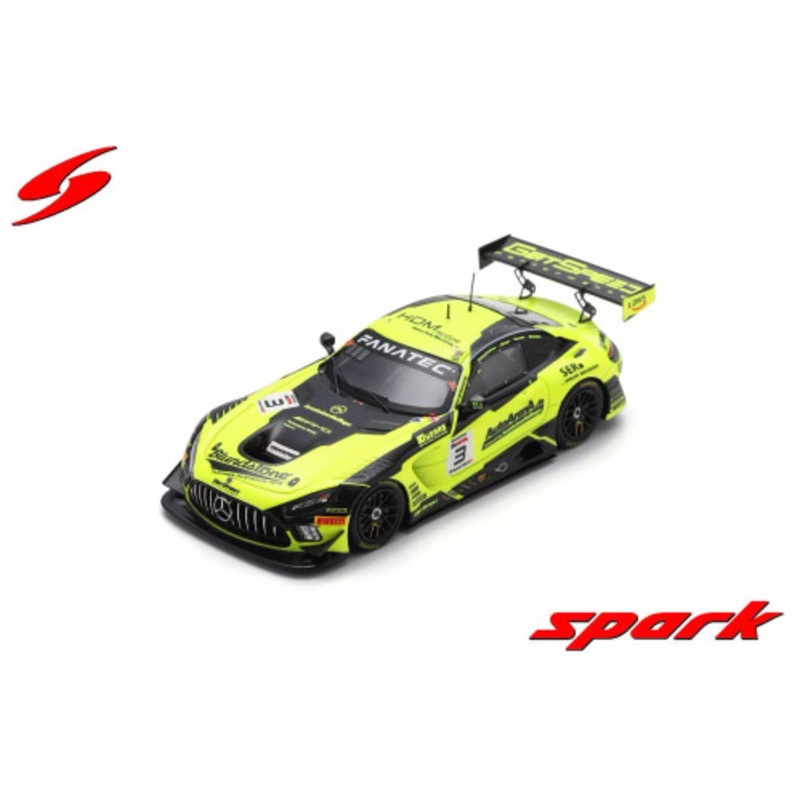1/43 Spark Mercedes-AMG GT3 No.3 GetSpeed 24H Spa 2023 F. Scholze - K. Heyer - P. Assenheimer - A. Peroni Car Model