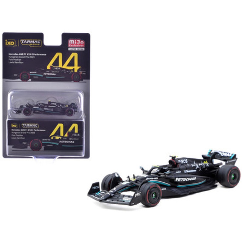 1/64 Tarmac Works 2023 Formula 1 Mercedes-AMG F1 W14 E Performance Hungarian GP #44 Lewis Hamilton Diecast Car Model