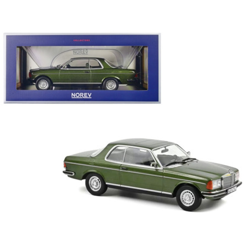 1980 Mercedes-Benz 280 CE Green Metallic 1/18 Diecast Model Car by Norev
