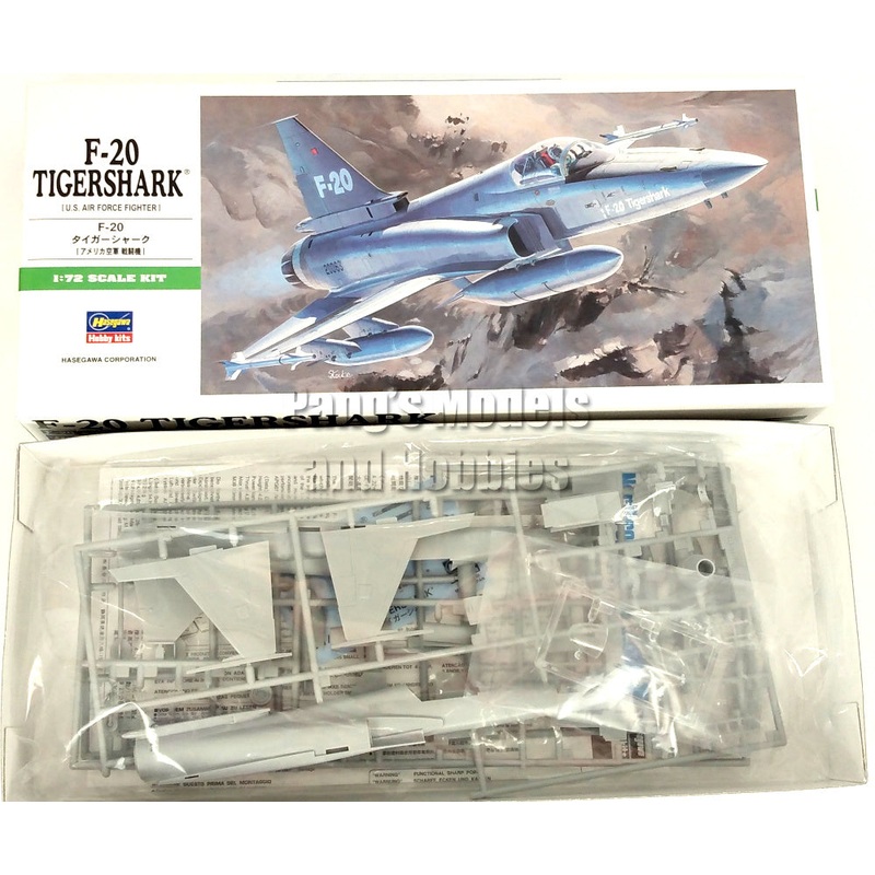 Northrop F-20 Tigershark USAF 1/72 Scale Plastic Model Kit (Assembly Required) by Hasegawa