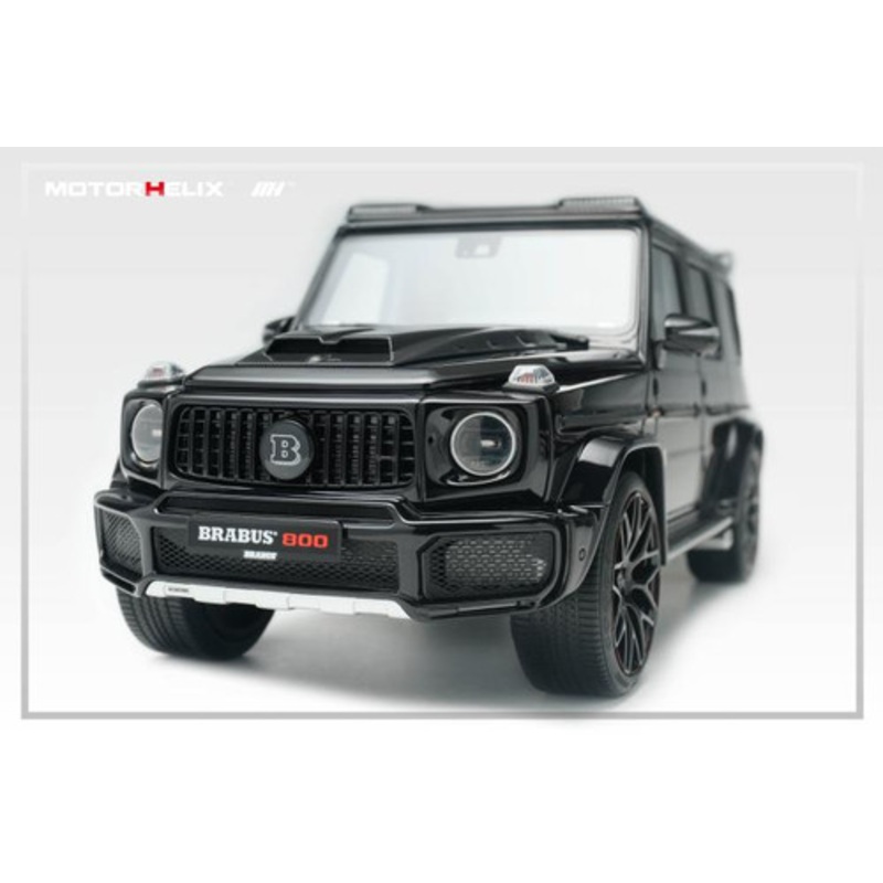 1/18 Motorhelix Mercedes-Benz G-Class G-Klasse G63 AMG Brabus 800 (Black) Resin Car Model Limited