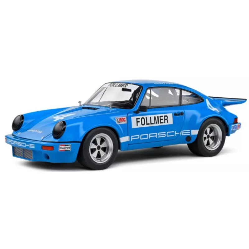 1/18 Solido 1974 Porsche 911 IROC #4 Follmer Iroc Riverside Diecast Car Model