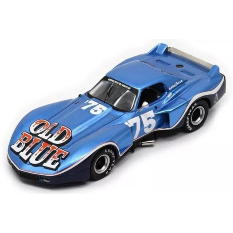1/43 Spark 1975 Corvette Greenwood No.75 Road America John Greenwood Car Model