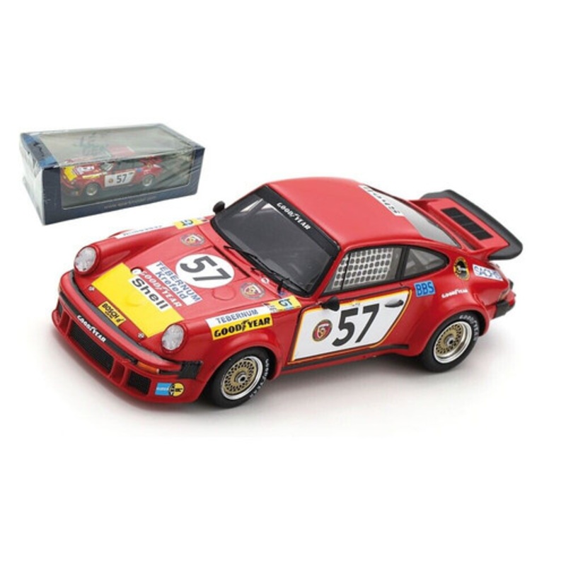 1/43 Spark 1976 Porsche 934 Turbo #57 24h LeMans Gelo Racing Team Tim Schenken, Toine Hezemans Car Model