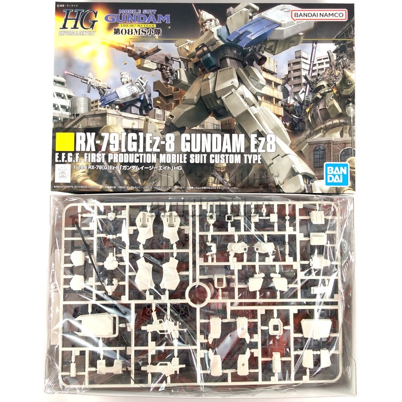 RX-79(G) Ez-8 Ground Type Gundam - 08th MS Team 1/144 Scale Plastic Model Kit (Assembly Required) by Bandai (Copy)