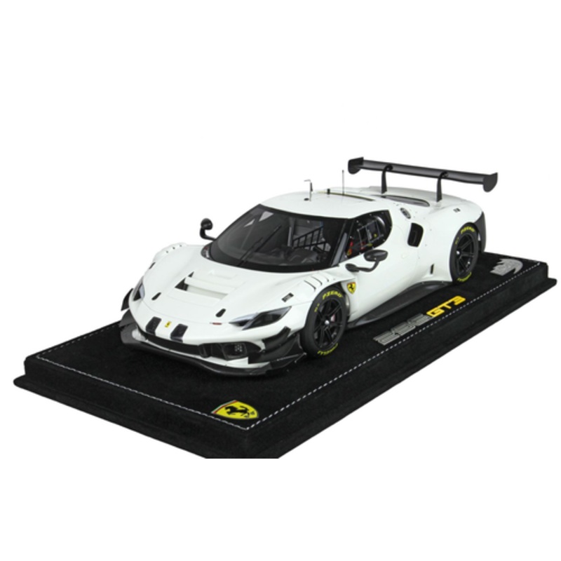 1/18 BBR 2022 Ferrari 296 GT3 (White) Car Model Limited 24 Pieces