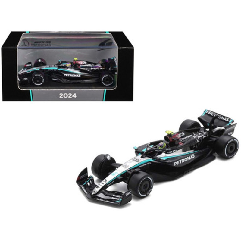 1/64 Spark 2024 Formula 1 Mercedes-AMG PETRONAS F1 Team No.44 W15 E Performance Lewis Hamilton Car Model