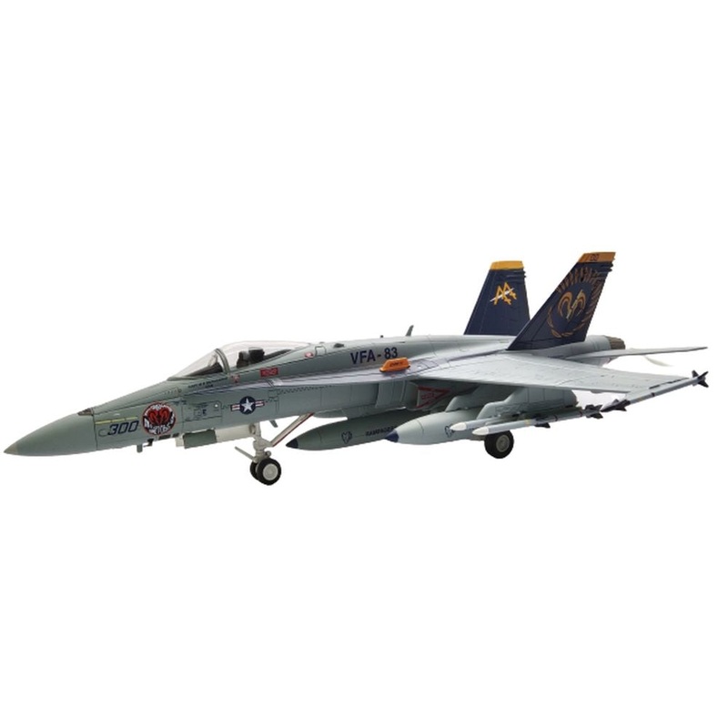 McDonnell Douglass F/A-18C (F-18) Hornet - VFA-83 Rampagers US NAVY - 1/72 Scale Diecast Model by Hobby Master