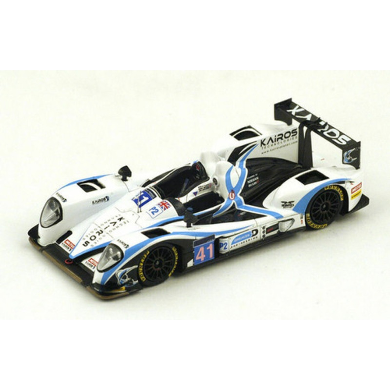 1/43 Gibson 015S - Nissan n.41 LMP2 Greaves Motorsport G. Hirsch - G. Paletou - J. Lancaster model car by Spark