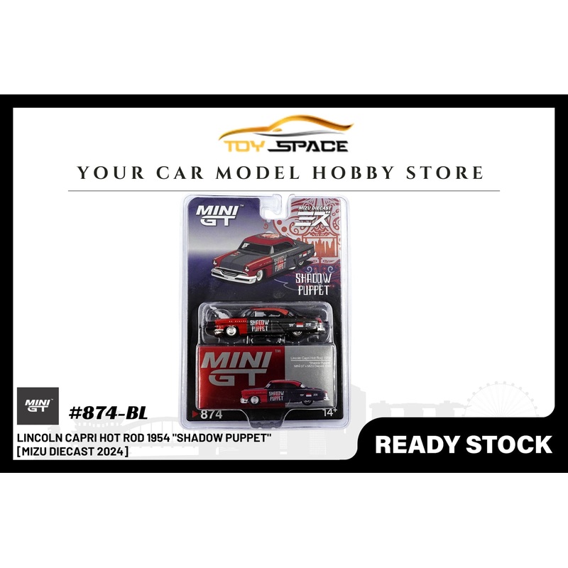 [MINI GT] Lincoln Capri Hot Rod 1954 "Shadow Puppet" [MIZU Diecast 2024]