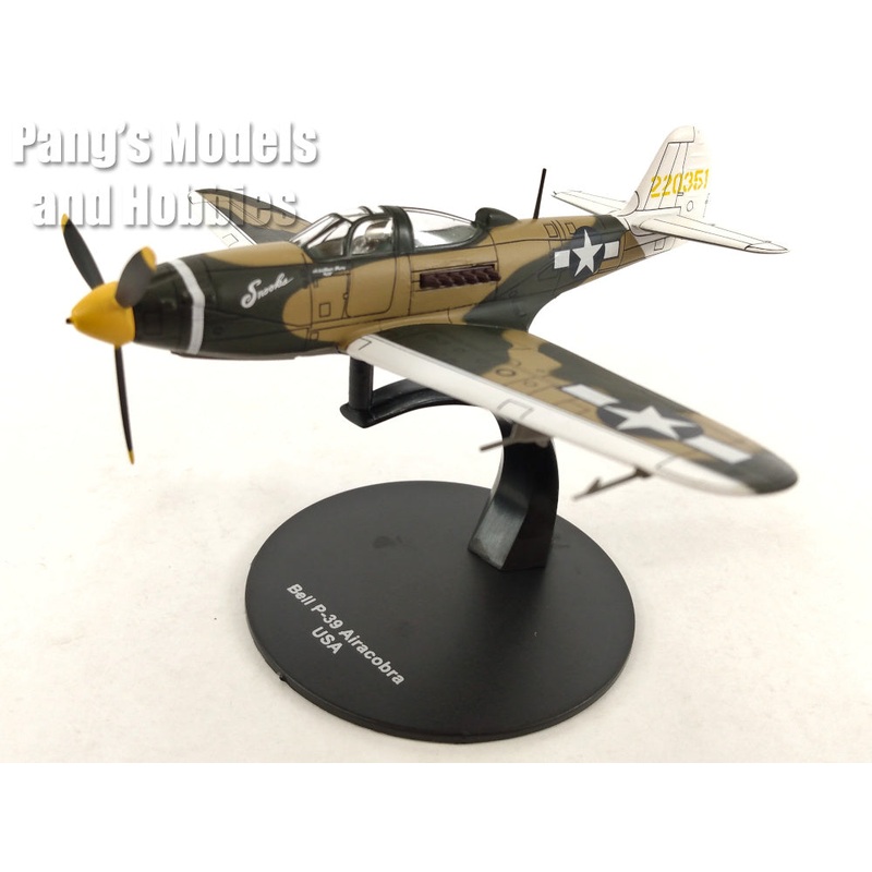 P-39 Airacobra - "Snooks" William Shomo - New Guinea, 1944 1/72 Scale Diecast Metal Model