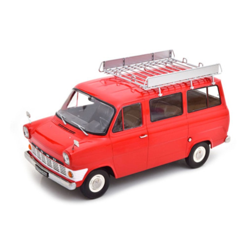 1/18 KK-Scale 1965 Ford Transit Bus (Red) Car Model