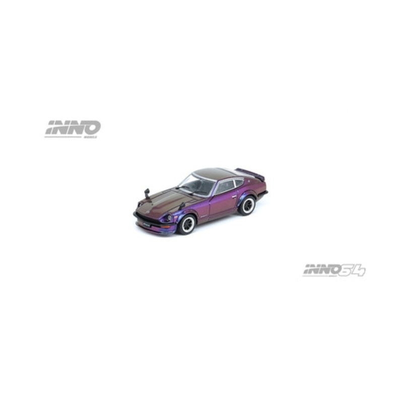 1/64 INNO64 Nissan Fairlady Z (S30) Midnight Purple II Hong Kong Ani-Com & Games 2022 Event Edtion Diecast Car Model