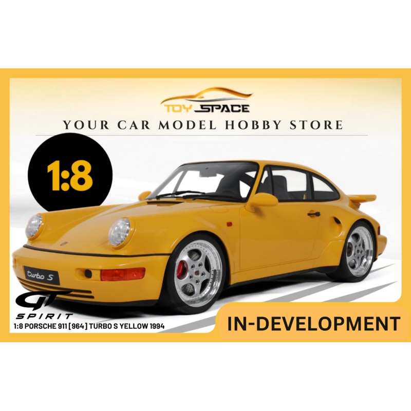 [GT SPIRIT] 1:8 Porsche 911 [964] Turbo S Yellow 1994