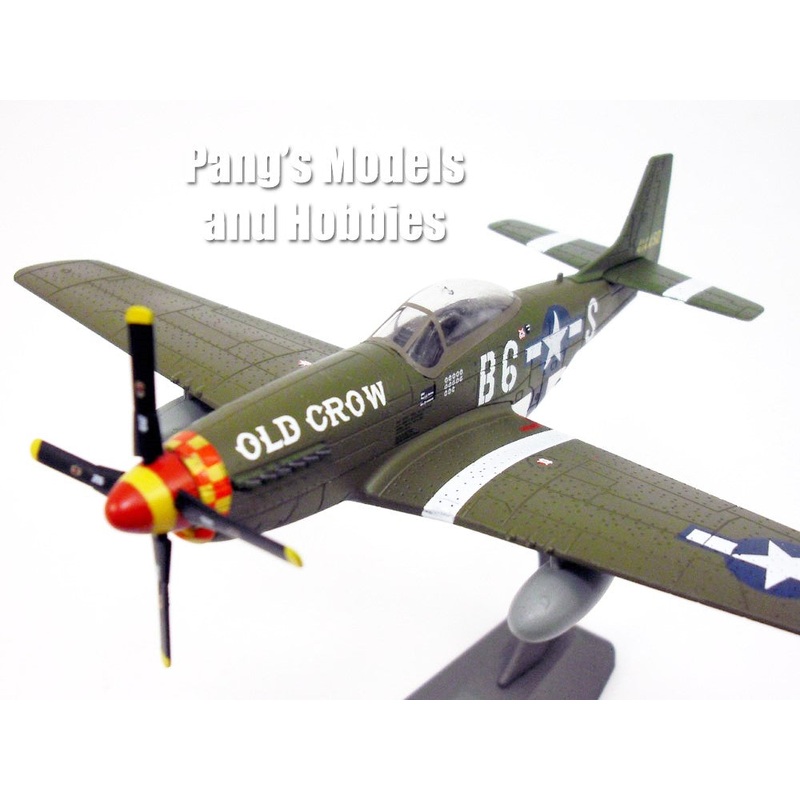 North American P-51 Mustang "Old Crow" Capt. C. E. Bud Anderson 1/72 Scale Diecast Mode by Air Force 1