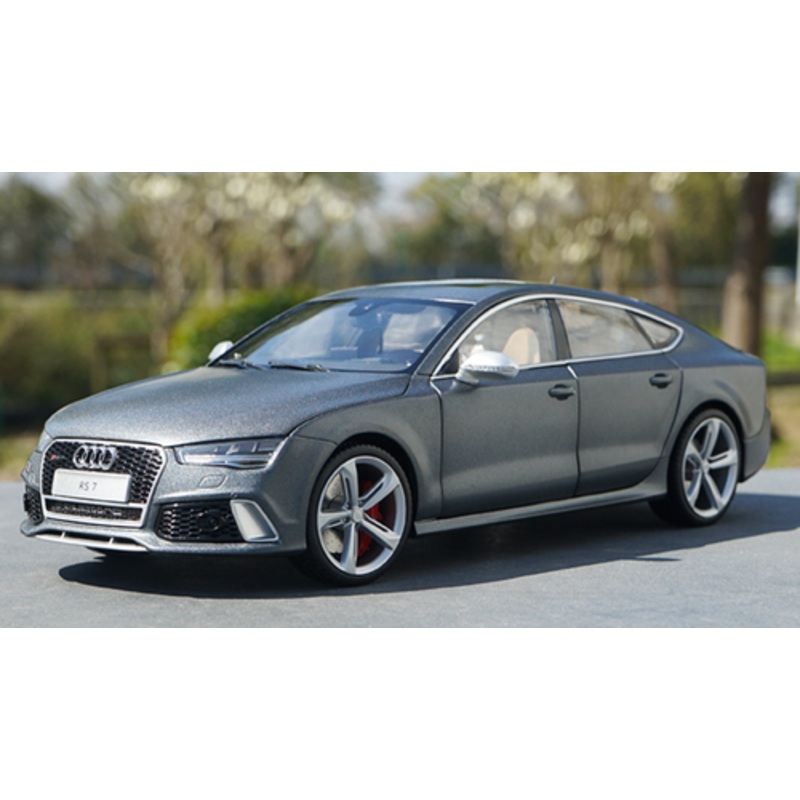 1/18 Audi RS7 (Matte Grey) Fully Open Diecast Car Model