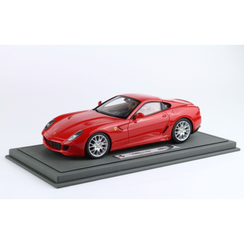 1/18 BBR 2006 Ferrari 599 GTB Fiorano (Rosso Corsa Red with Beige Interior) Car Model Limited 126 Pieces