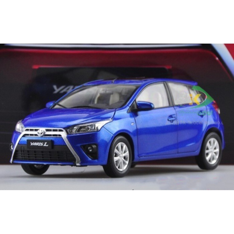 1/18 Dealer Edition Toyota Yaris L / Vios (Blue) Diecast Car Model