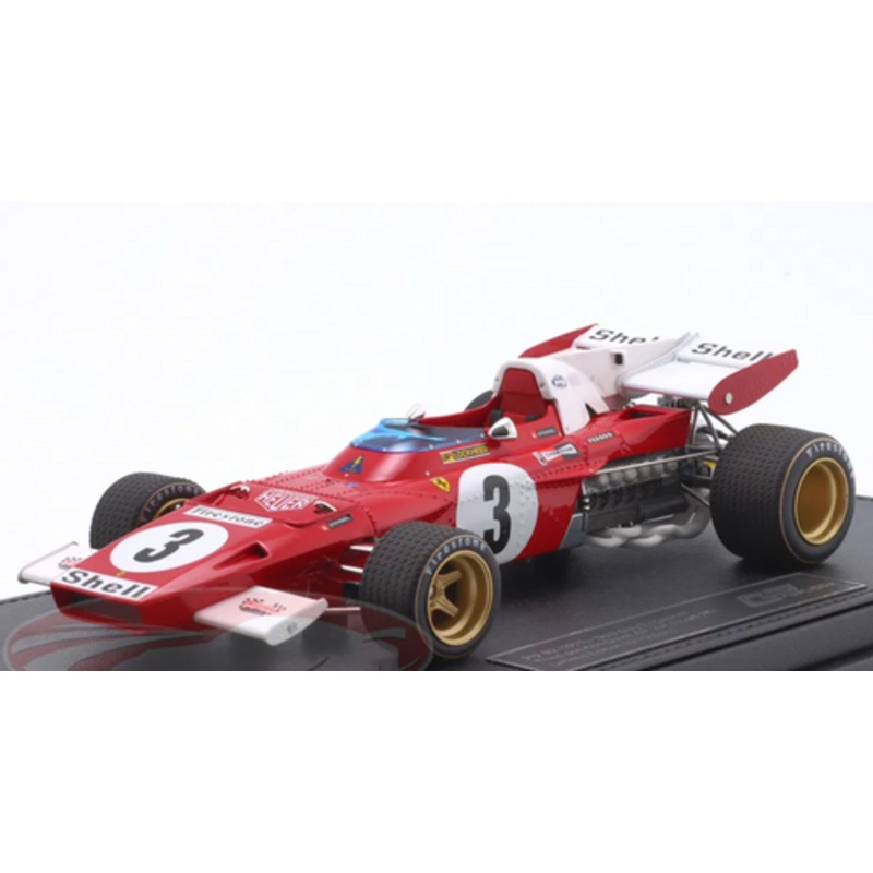 1/18 GP Replicas 1971 Formula 1 Clay Regazzoni Ferrari 312B2 #3 3rd Dutch GP Car Model