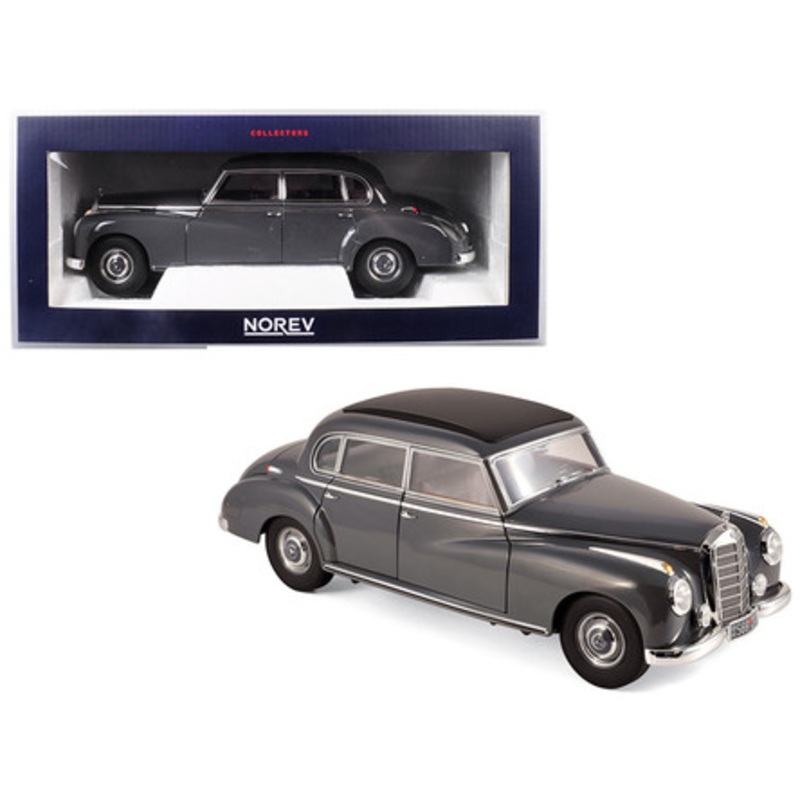 1/18 Norev 1955 Mercedes Benz 300 (Dark Gray) Diecast Car Model