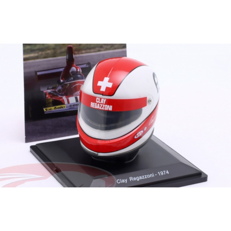 1/5 Spark 1974 Formula 1 Clay Regazzoni #11 Scuderia Ferrari 312B3 Helmet Model