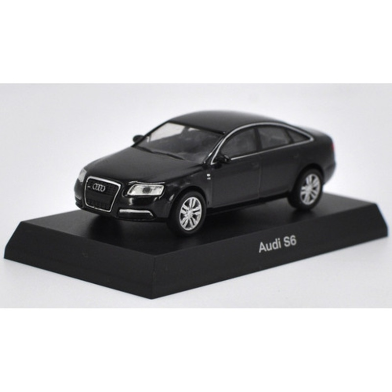 1/64 Kyosho Audi S6 (Black) Diecast Car Model