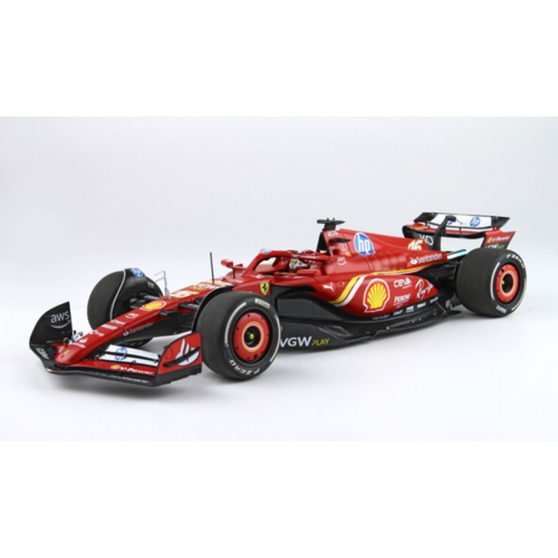 1/18 BBR 2024 Formula 1 Ferrari SF24 Monaco GP Winner Charles Leclerc Diecast Car Model