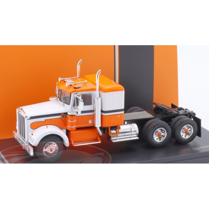 1/43 Ixo 1970 Kenworth W925 Truck (White & Orange) Car Model