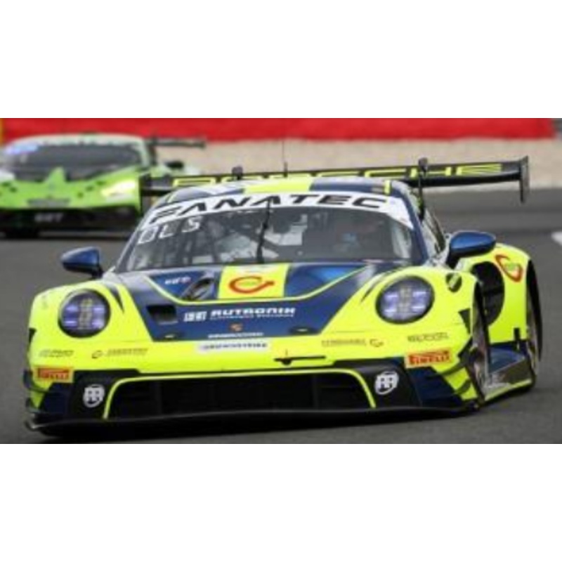 1/43 Spark Porsche 911 GT3 R (992) No.96 Rutronik Racing 5th 24H Spa 2023 T. Preining - L. Heinrich - D. Olsen Car Model