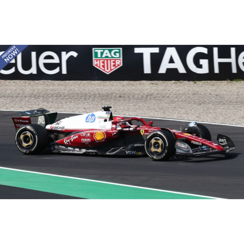 1/18 BBR 2025 Formula 1 Ferrari SF25 Monza Livery #16 Charles Leclerc for 50 Years Lauda World Champion Car Model Luxury Package