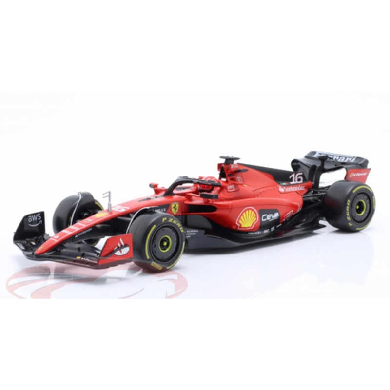 1/18 BBurago 2023 Formula 1 Charles Leclerc Ferrari SF-23 #16 Diecast Car Model