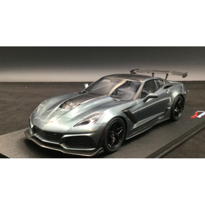 1/18 Chevrolet Corvette C7 ZR-1 ZR1Shadow Grey Metallic Resin Car Model