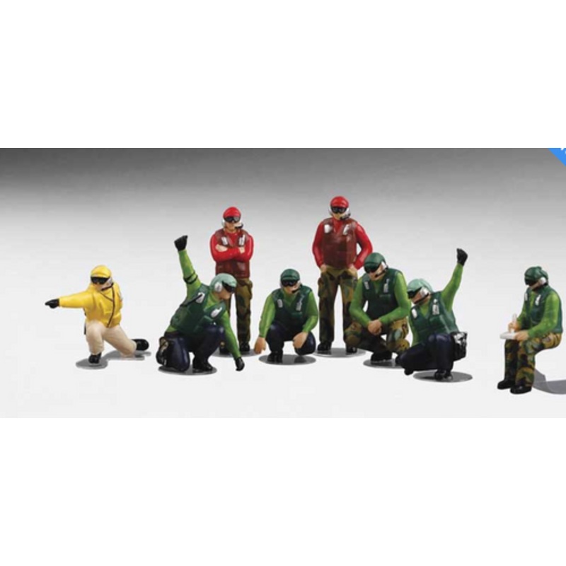 1/200 US NAVY Deck Crew - Launch Team (7 Figures)