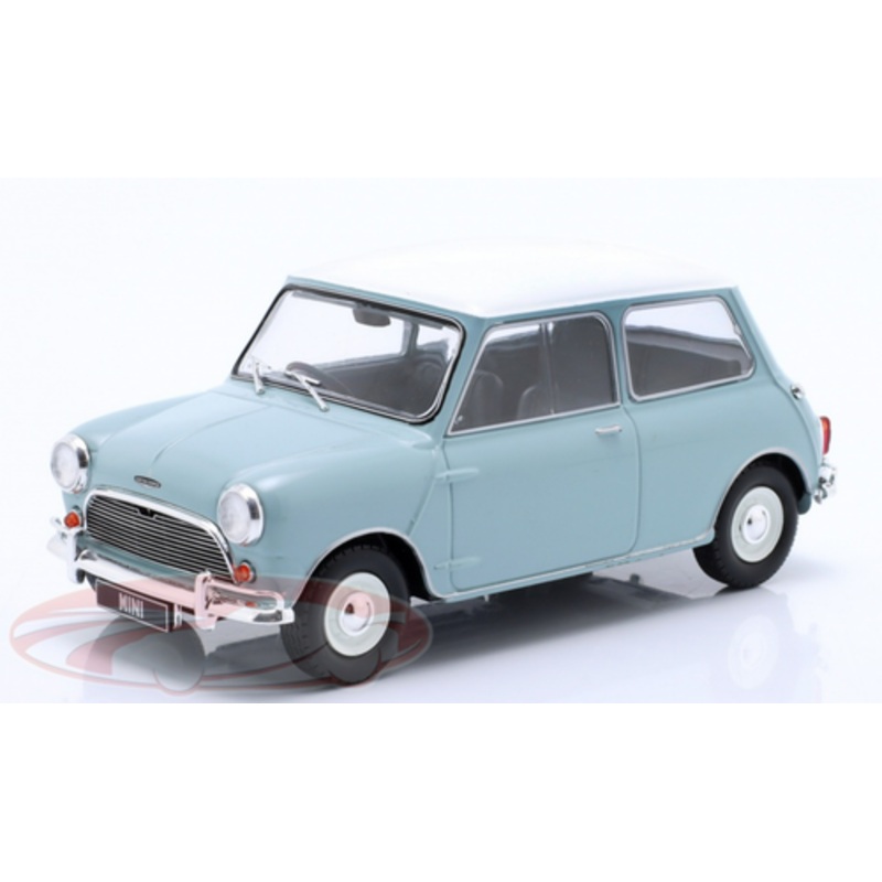 1/24 WhiteBox 1965 Austin Mini Cooper S (Light Blue) Diecast Car Model