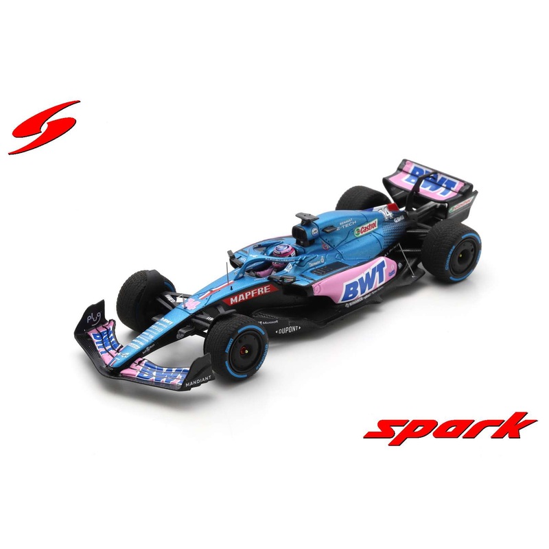 Alpine A522 - 1:18 - Fernando Alonso Monaco GP 2022 - Spark