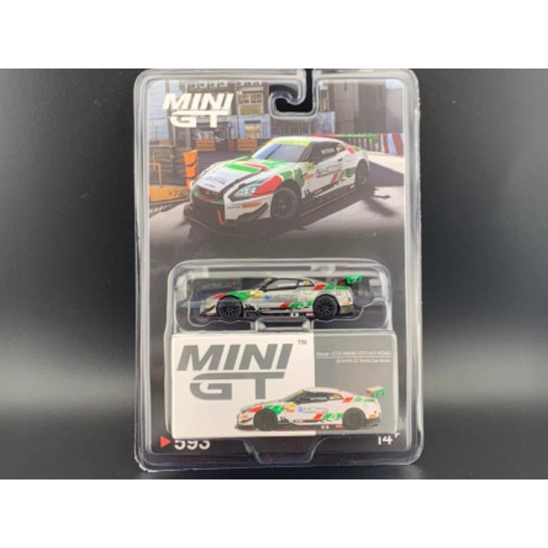 CHASE CAR 1/64 Mini GT 2018 Nissan GT-R R35 Nismo GT3 #23 KCMG 2018 FIA GT World Cup Macau Diecast Car Model