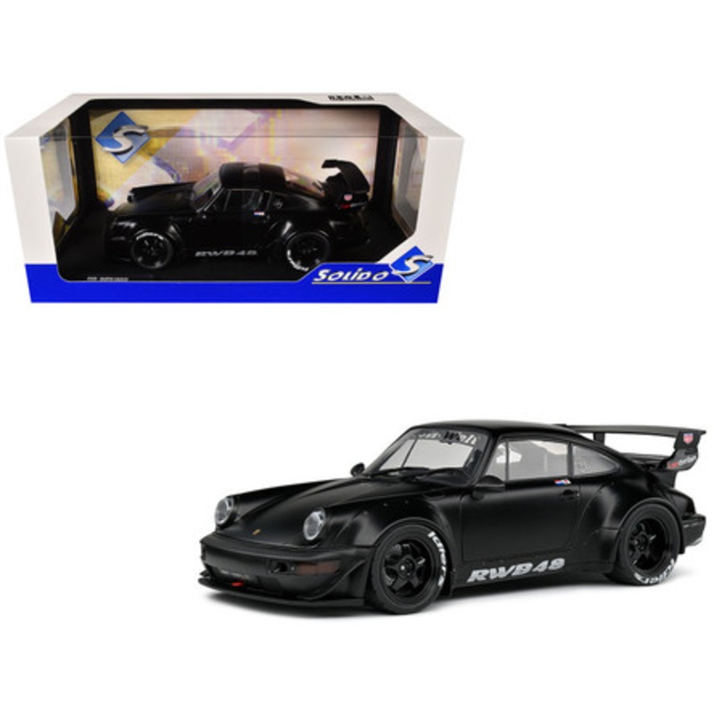 1/18 Solido 2016 Porsche 911 964 RWB Bodykit Darth Vadar (Black) Diecast Car Model