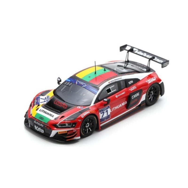 1/43 Spark 2022 Audi R8 LMS GT3 #71 FIA Motorsport Games Sprint Cup Paul Ricard Team Litauen Julius Adomaviius Car Model